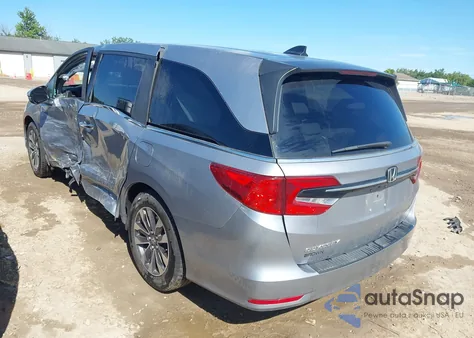 2023 Honda Odyssey Ex-L from USA, damaged, VIN 5FNRL6H6XPB004501